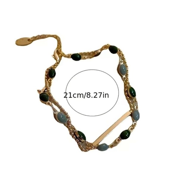 Gold Layered Beaded Bracelet - Picture 6 of 7